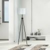 Modern Metal Tripod Floor Lamp with Chain Switch