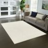 Traditional Solid Casual Tufted Shag Indoor Area Rug